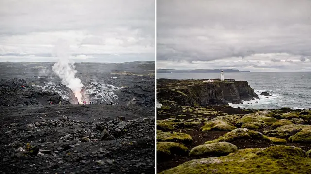 Reykjavic: Active Volcano Hike and Reykjanes Peninsula Tour