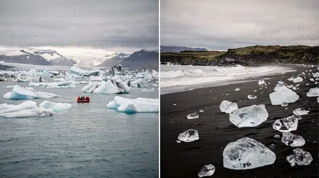 From Reykjavik: Jökulsárlón Glacier Lagoon and Diamond Beach