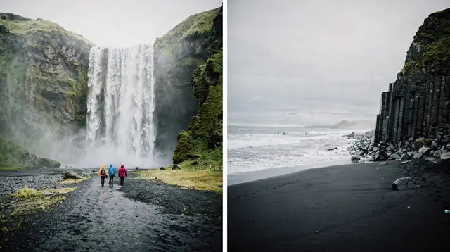 Reykjavík: South Coast Waterfalls, Black Sand & Glacier Tour