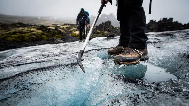 Sólheimajökull: Blue Ice Glacier Hike near Vík