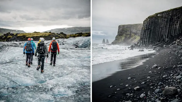 Reykjavik: Glacier Hike w/ Photos, Waterfalls & Black Beach